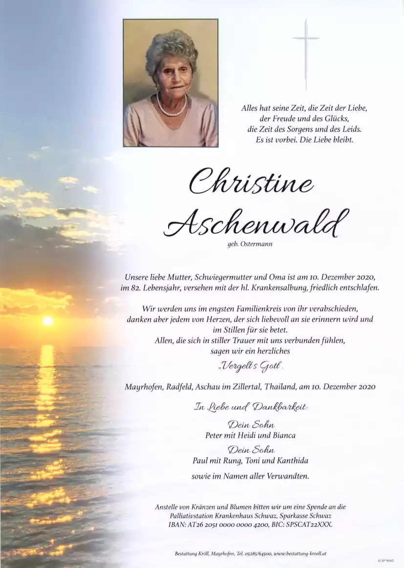 Parte von Christine Aschenwald